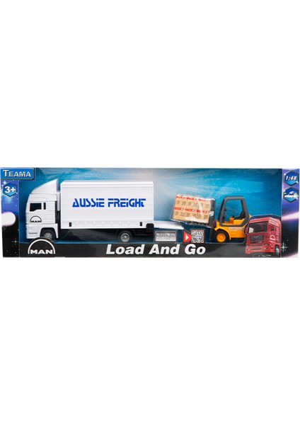 1:48 Man Yükleyici Araç Seti Beyaz