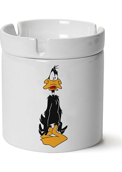 Daffy Duck Baskılı Porselen Küllük Makinede Yıkanabilir