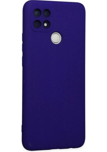 Oppo A15 Kılıf Nano Içi Kadife Silikon - Mor fiyatları