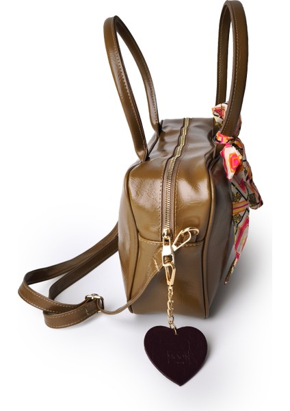 Moon Amaris Omuz Çantası Yağ Yeşili fırsatları