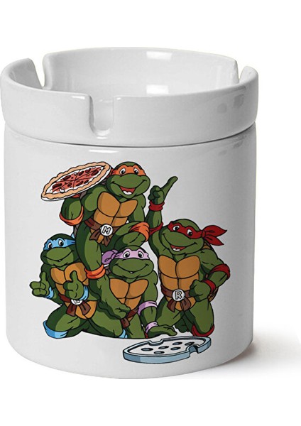 Ninja Kaplumbagalar Donatello Baskılı Porselen Küllük