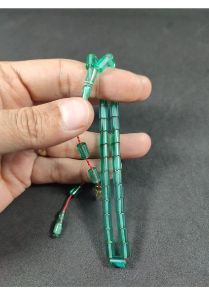 Mehmet Mercan Usta Eseri Bilek Boy (Küçük Boy) Ok Gibi Kesme Zar Kehribar Sertifikalı 8714