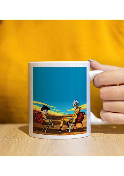 Rick And Morty Baskılı Kupa Bardak