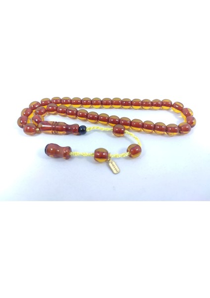 Hayyani Usta Eseri El Boy Alman Faturan Sıkma Kehribarı Sertifikalı 8731