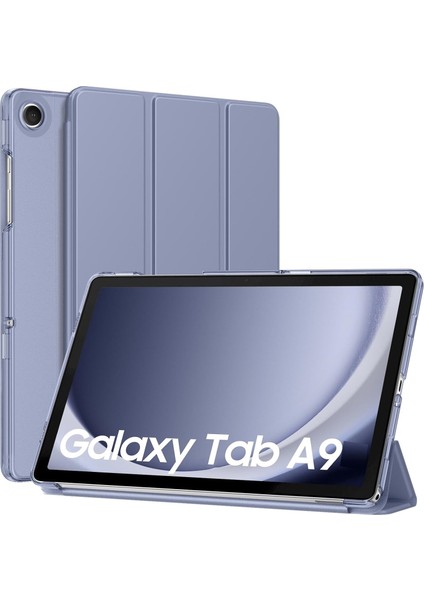 Samsung Galaxy Tab A9 8.7 inç Tablet Kılıfı Akıllı Smart Katlanabilir Renkli Kapak SM-X110 (Uyumlu)