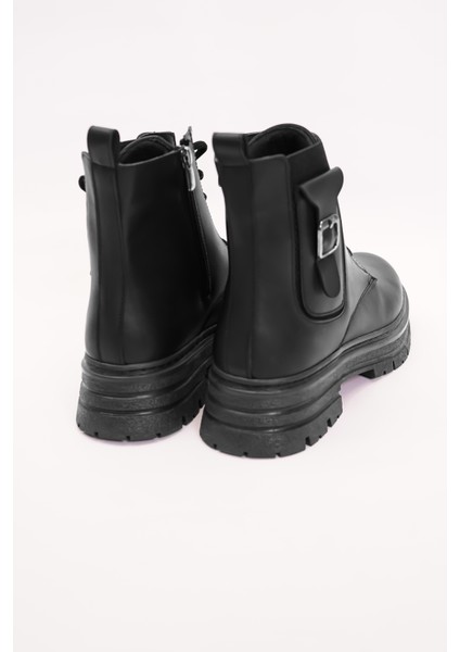 Tek Tokalı Suni Deri Bot Kadın Bot Bağcıklı Bot Kadın Postal fırsatları