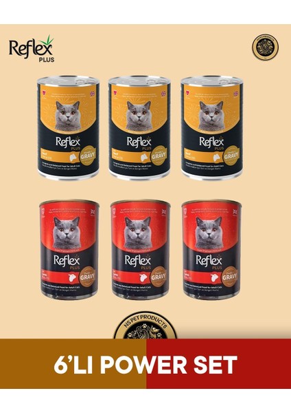 Plus Kedi Maması 6'lı Power Set