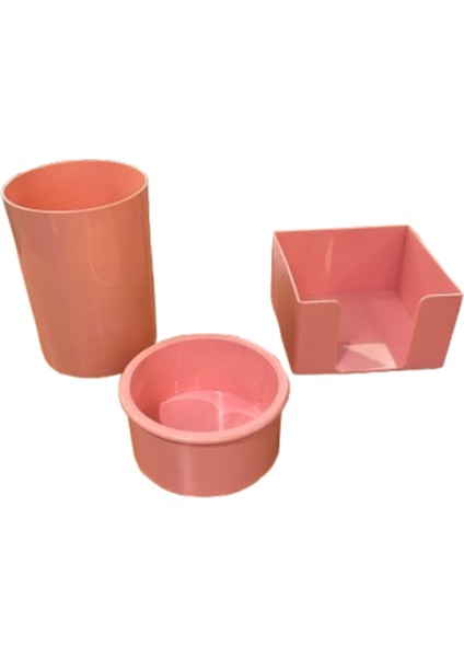 3 Parça Ofis Seti Ataşlık, Kalemlik ve Küp Notluk fiyatları