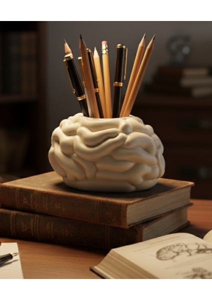 Anatomik Beyin Masası Düzenleyici / Kalemlik