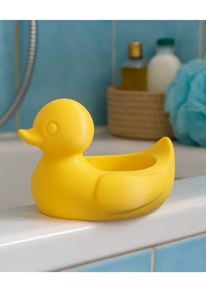 Lastik Ördek Sabunluk – Sevimli Banyo Dekoru