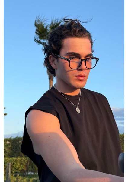 Lisbon Erkek Blue Block Gözlük Siyah fiyatları