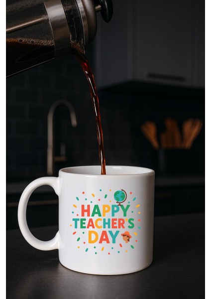 Beyaz Kupa Bardak (Öğretmenler Günü)