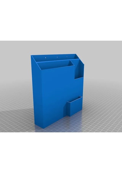 Kalem ve Küçük Eşya Bölmeli Küçük Mektup Düzenleyici - Duvarda fırsatları