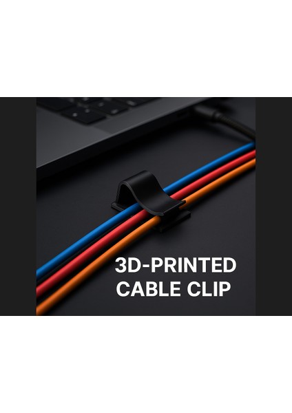Snaphold – 3D Baskılı Kablo Düzenleyici