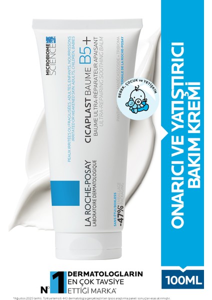 Cicaplast Baume B5 100 ml- Kuru ve Tahriş Olmuş Ciltler İçin Onarıcı Bakım Kremi