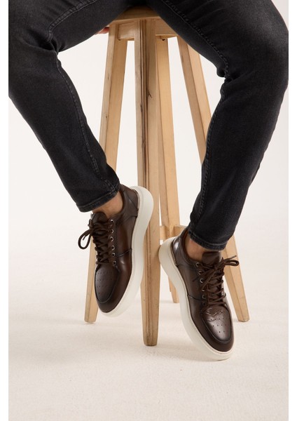 LFR-F065 Derı Merdane Ayakkabı Kahve modelleri