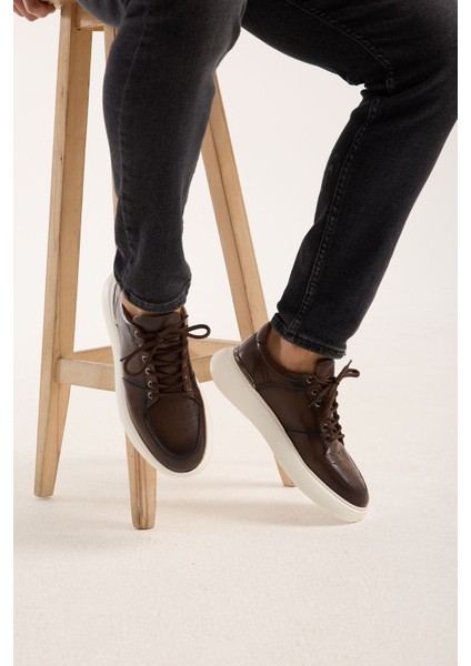 LFR-F065 Derı Merdane Ayakkabı Kahve indirimleri