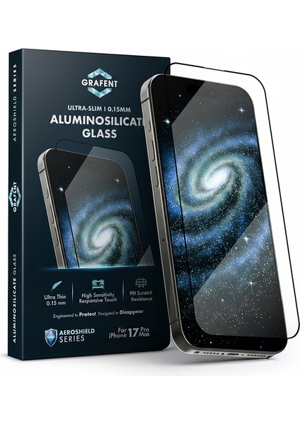 iPhone 17 Pro Max Aeroshield 0.15MM Alüminosilikat Ekran Koruma - Ultra İnce Kristal Netlik Darbe Dayanım fırsatları