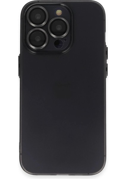 iPhone 13 Pro Kılıf Luko Lens Silikon - Siyah