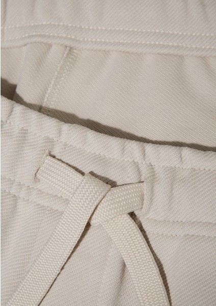 Bej Örme İnterlok Pantolon 0010521-70144