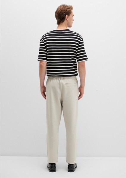 Bej Örme İnterlok Pantolon 0010521-70144