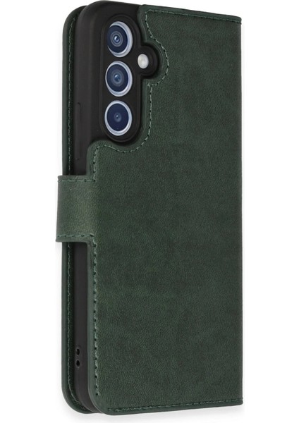 Samsung Galaxy A54 5g Kılıf Trend S Plus Kapaklı Kılıf - Yeşil fiyatları