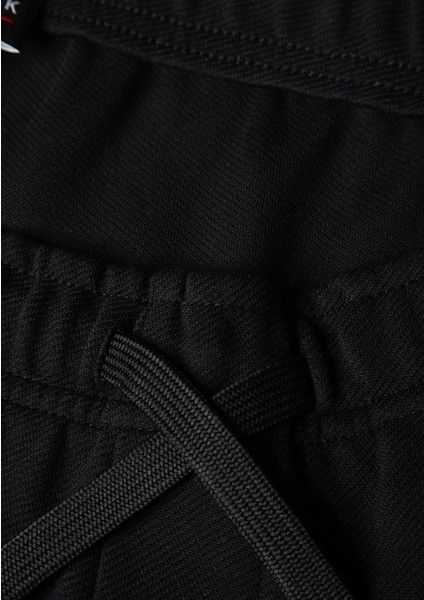 Siyah Örme İnterlok Pantolon 0010521-900