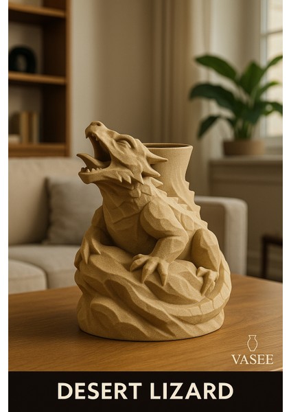 Kertenkele Vazo Sanat Organizatörü – Şık Doğa Ifadesi