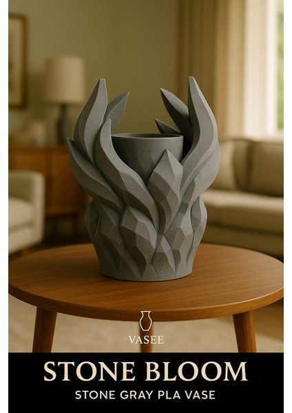 Okyanus Dekoru Için Resiflerden Ilham Alan Vazo Sanat Organizatörü