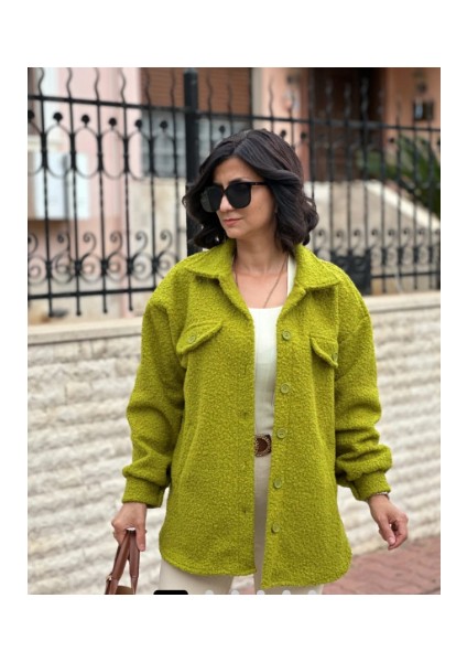 Kıvırcık Keten Ceket