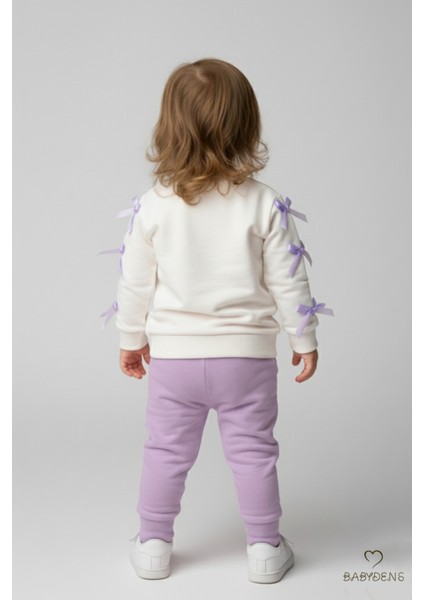 Fiyonklu Kız Bebek 2’li Eşofman Takımı Omuz Çıtçıtlı,yan Kurdele DETAYLI,%100PAMUK Mevsimlik Alt-Üst fiyatları