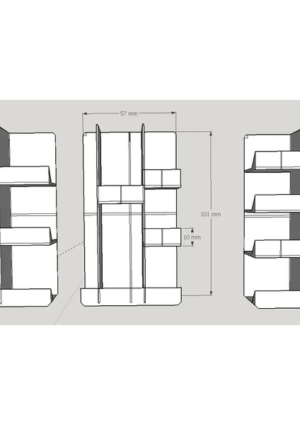 Kutu Bölücü - Küçük Parça Düzenleyici Için Çeşitli Kutu / Çekmece Bölücüler - Hızlı Baskı modelleri