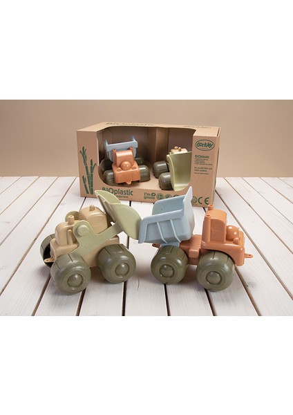 Biyoplastik Oyuncak Buldozer ve Kamyon Seti fiyatları