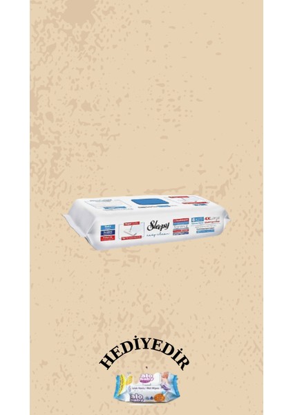 easy Clean Çamaşır Suyu Katkılı Mopa Uyumlu Yer Temizlik Havlusu 50 Yaprak