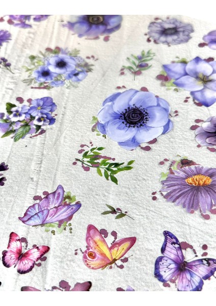 Mor Düşler Çiçek Sticker Seti 6 Yaprak Sticker Setetiketçıkartmabullet Journal fiyatları