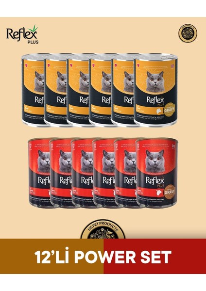 Plus Kedi Maması 12'li Power Set