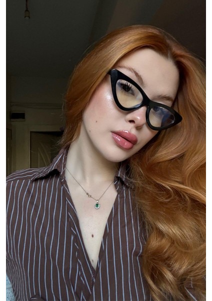 Corc Kadın Blue Block Gözlük Siyah