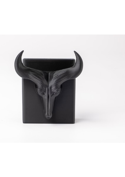 Bull Desk Organizer - Acımasız Boğa Başı Dekoruyla Cesur Enerjiyi Ortaya Çıkarın fiyatları