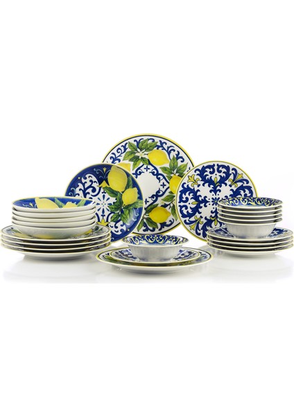Aurora 24 Parça 6 Kişilik Yemek Takımı modelleri