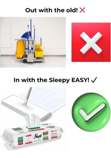 Easy Clean Mop Uyumlu Mendiller|beyaz Sabun Katkı Maddesi|tüm Zemin Tipleri|50 Yaprak