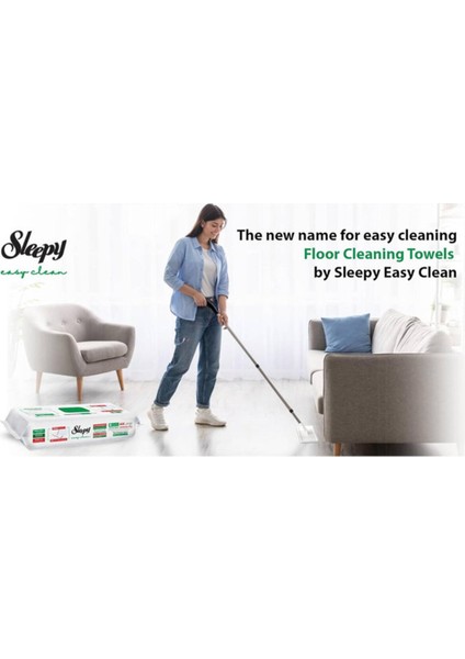 Easy Clean Mop Uyumlu Mendiller|beyaz Sabun Katkı Maddesi|tüm Zemin Tipleri|50 Yaprak