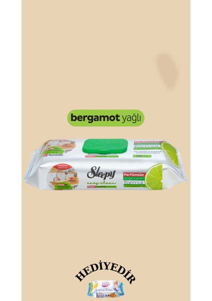 Doğal Yağlı 50 'li Easy Clean Portakal & Limon & Greyfurt & Bergamot Alobaby Hediye fırsatları