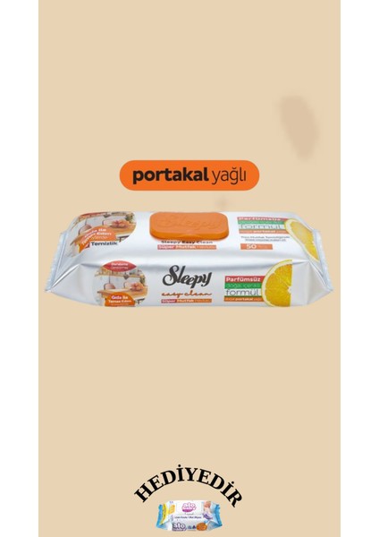 Doğal Yağlı 50 'li Easy Clean Portakal & Limon & Greyfurt & Bergamot Alobaby Hediye indirimleri