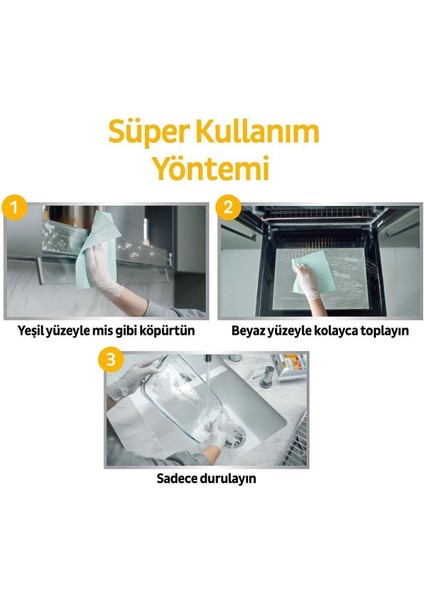 Easy Clean Süper Yağ Çözücü&kireç Sökücü Havlu Karma Paket