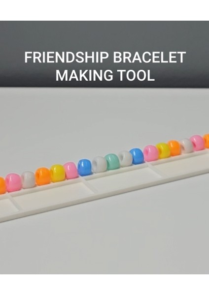 Dostluk Bilekliği Yapma Aracı #1 | 25 Boncuk Için Temel Boncuk Deseni Tasarım Planlayıcısı ve Düzenleyicisi
