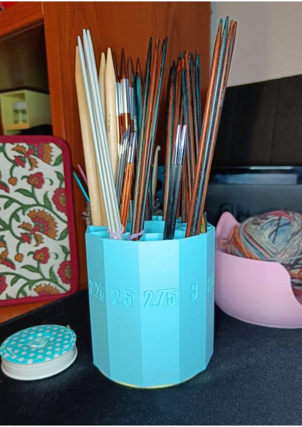 Dönen Kalem/örgü Iğnesi Organizatörü