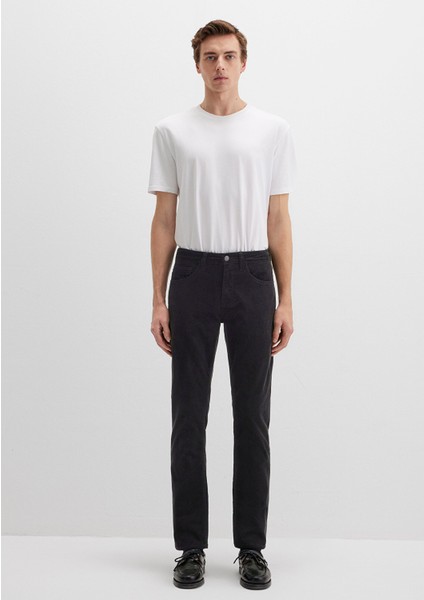 Marcus Siyah Kadife Pantolon 0035130269