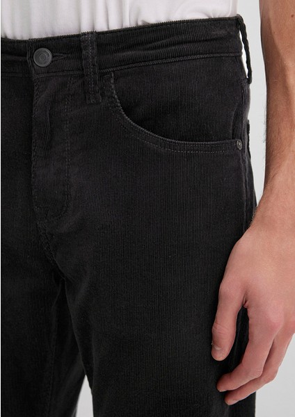 Marcus Siyah Kadife Pantolon 0035130269