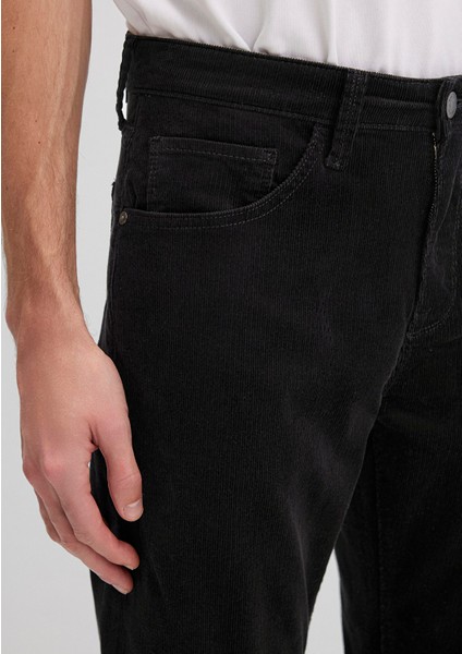 Marcus Siyah Kadife Pantolon 0035130269