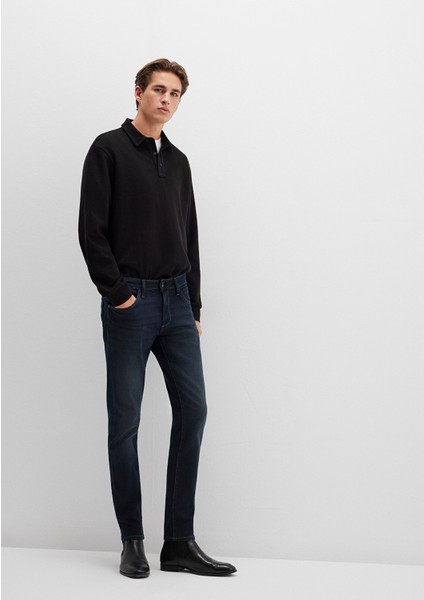 James Mavi Black Puslu Mürekkep Mavi Jean Pantolon 0042426976